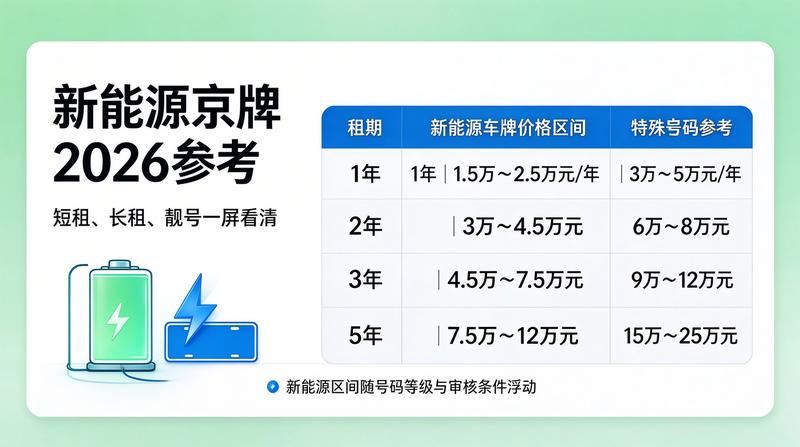 新能源车牌租赁趋势分析